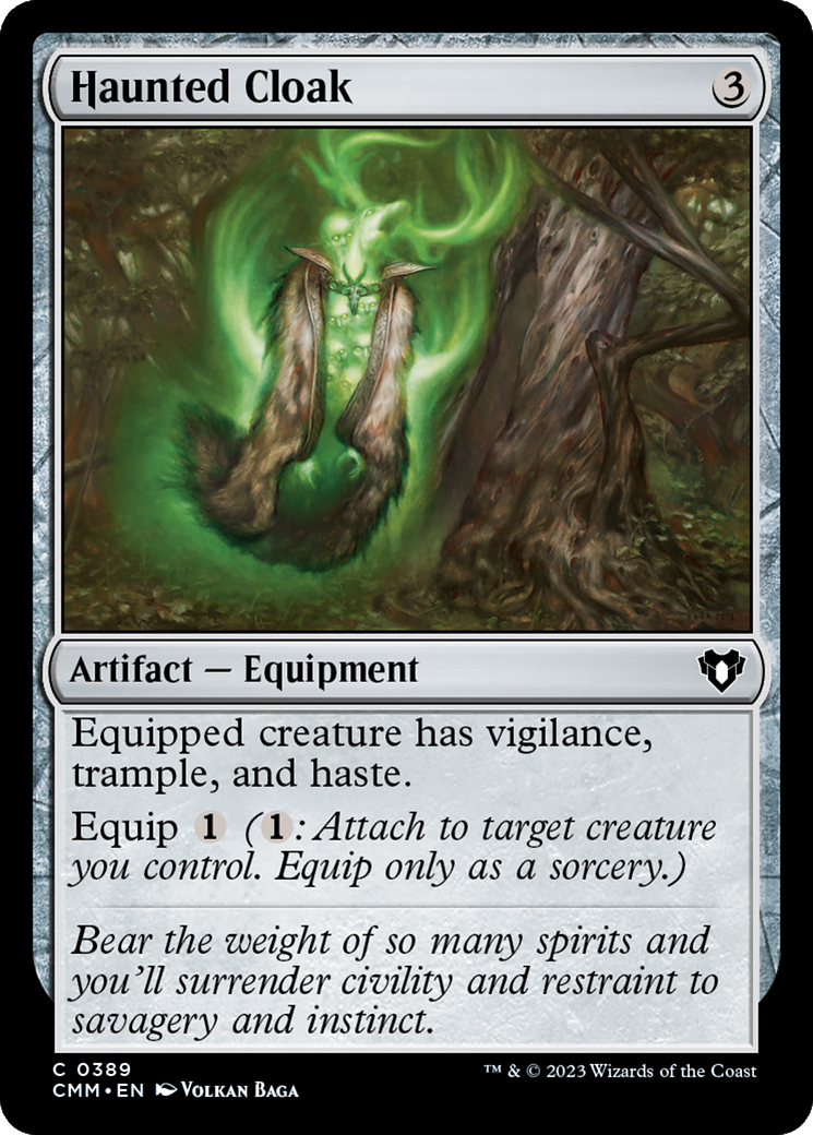 Haunted Cloak [Commander Masters] | Deep Dive Games St. Marys