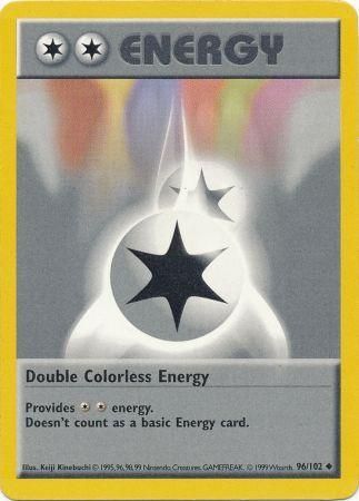 Double Colorless Energy (96/102) [Base Set Shadowless Unlimited] | Deep Dive Games St. Marys