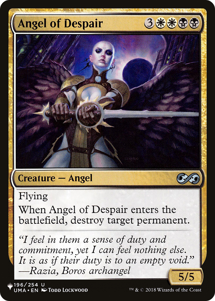 Angel of Despair [The List] | Deep Dive Games St. Marys