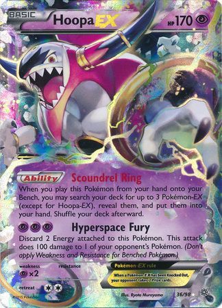 Hoopa EX (36/98) (Jumbo Card) [XY: Ancient Origins] | Deep Dive Games St. Marys