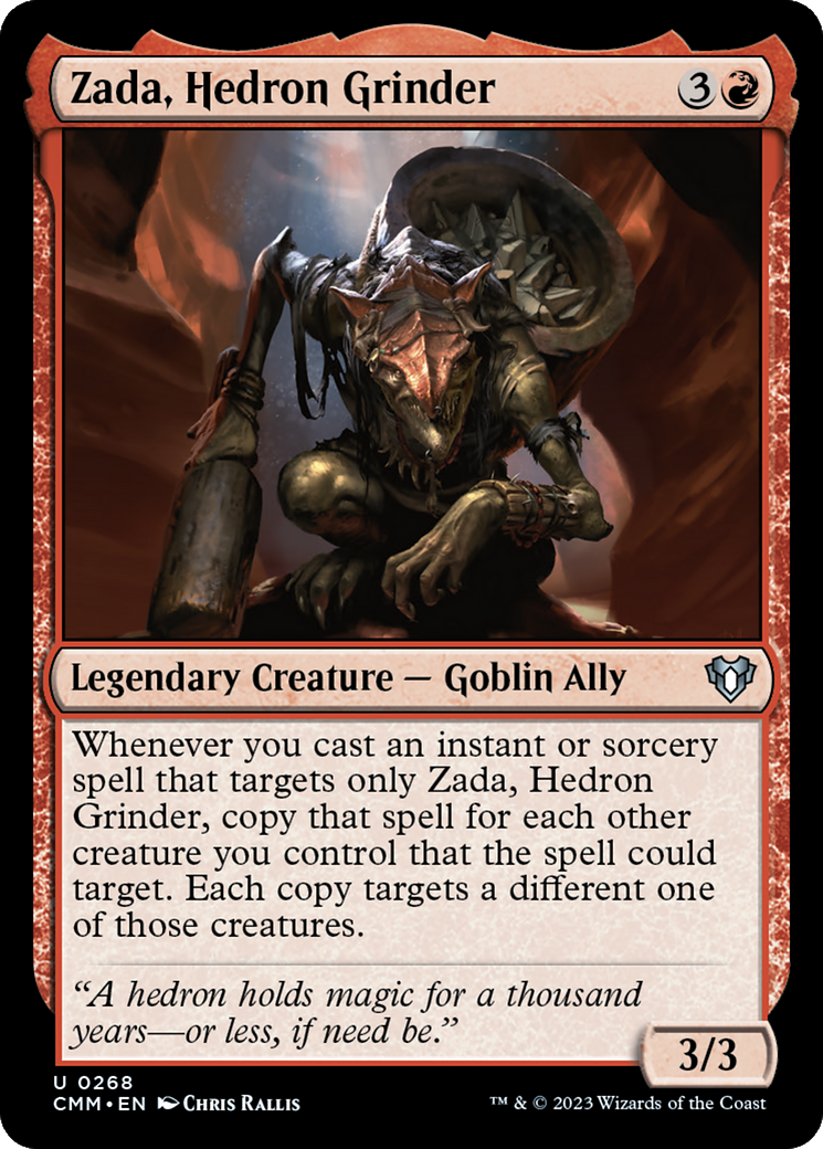 Zada, Hedron Grinder [Commander Masters] | Deep Dive Games St. Marys