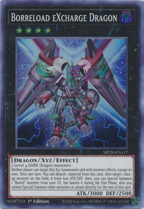 Borreload eXcharge Dragon [MP20-EN117] Super Rare | Deep Dive Games St. Marys