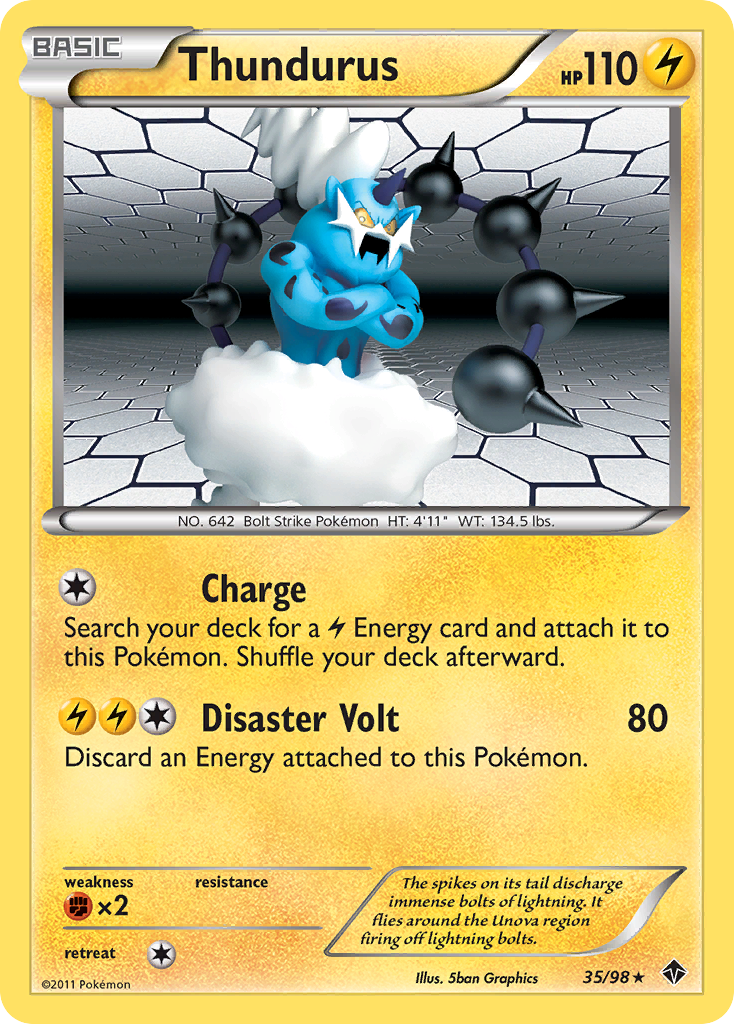 Thundurus (35/98) [Black & White: Emerging Powers] | Deep Dive Games St. Marys