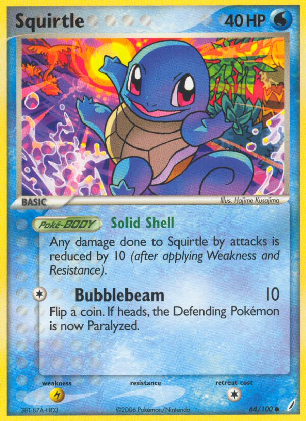 Squirtle (64/100) [EX: Crystal Guardians] | Deep Dive Games St. Marys