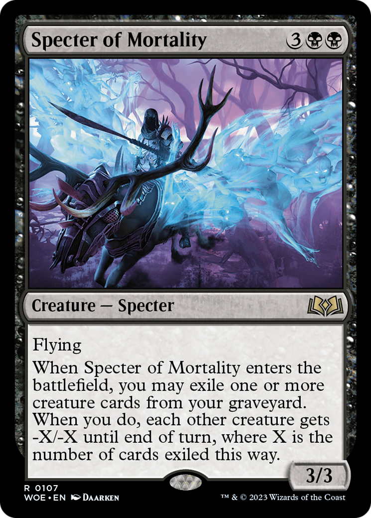 Specter of Mortality [Wilds of Eldraine] | Deep Dive Games St. Marys