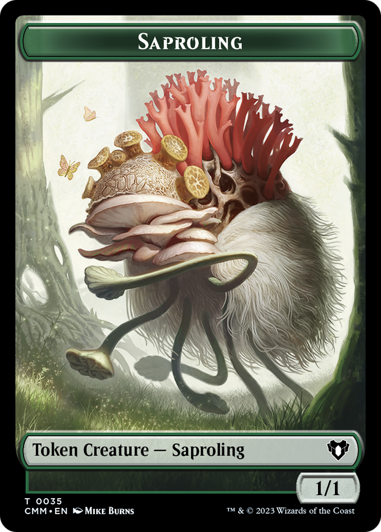 Saproling Token [Commander Masters Tokens] | Deep Dive Games St. Marys