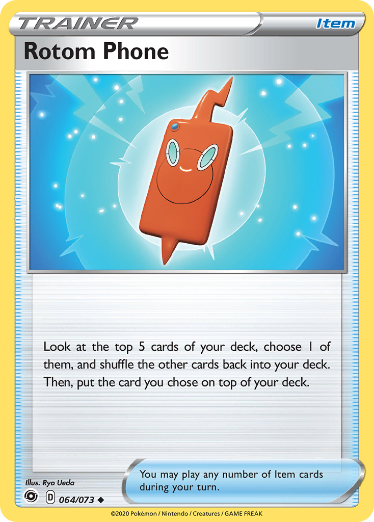 Rotom Phone (064/073) [Sword & Shield: Champion's Path] | Deep Dive Games St. Marys