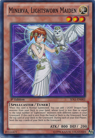 Minerva, Lightsworn Maiden [SDLI-EN002] Super Rare | Deep Dive Games St. Marys