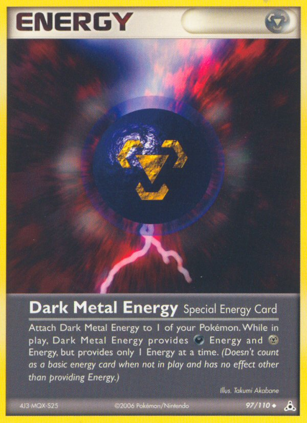 Dark Metal Energy (97/110) [EX: Holon Phantoms] | Deep Dive Games St. Marys