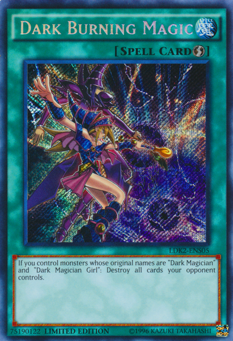 Dark Burning Magic [LDK2-ENS05] Secret Rare | Deep Dive Games St. Marys