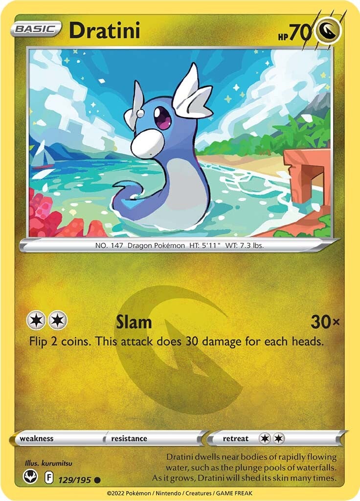 Dratini (129/195) [Sword & Shield: Silver Tempest] | Deep Dive Games St. Marys