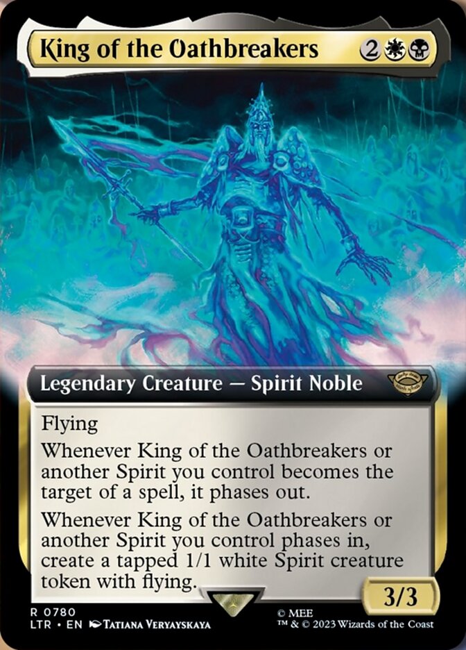 King of the Oathbreakers (Extended Art) (Surge Foil) [The Lord of the Rings: Tales of Middle-Earth] | Deep Dive Games St. Marys