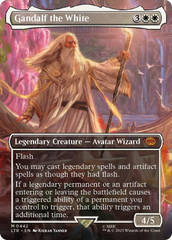 Gandalf the White (Borderless Alternate Art) [The Lord of the Rings: Tales of Middle-Earth] | Deep Dive Games St. Marys