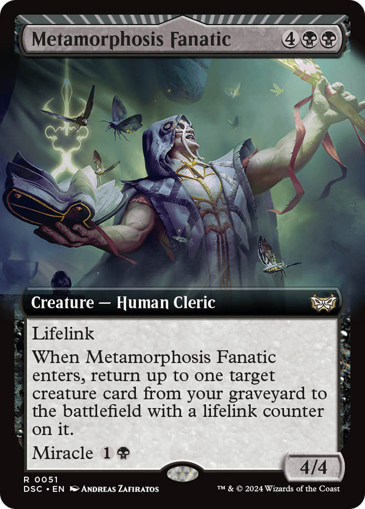 Metamorphosis Fanatic (Extended Art) [Duskmourn: House of Horror Commander] | Deep Dive Games St. Marys