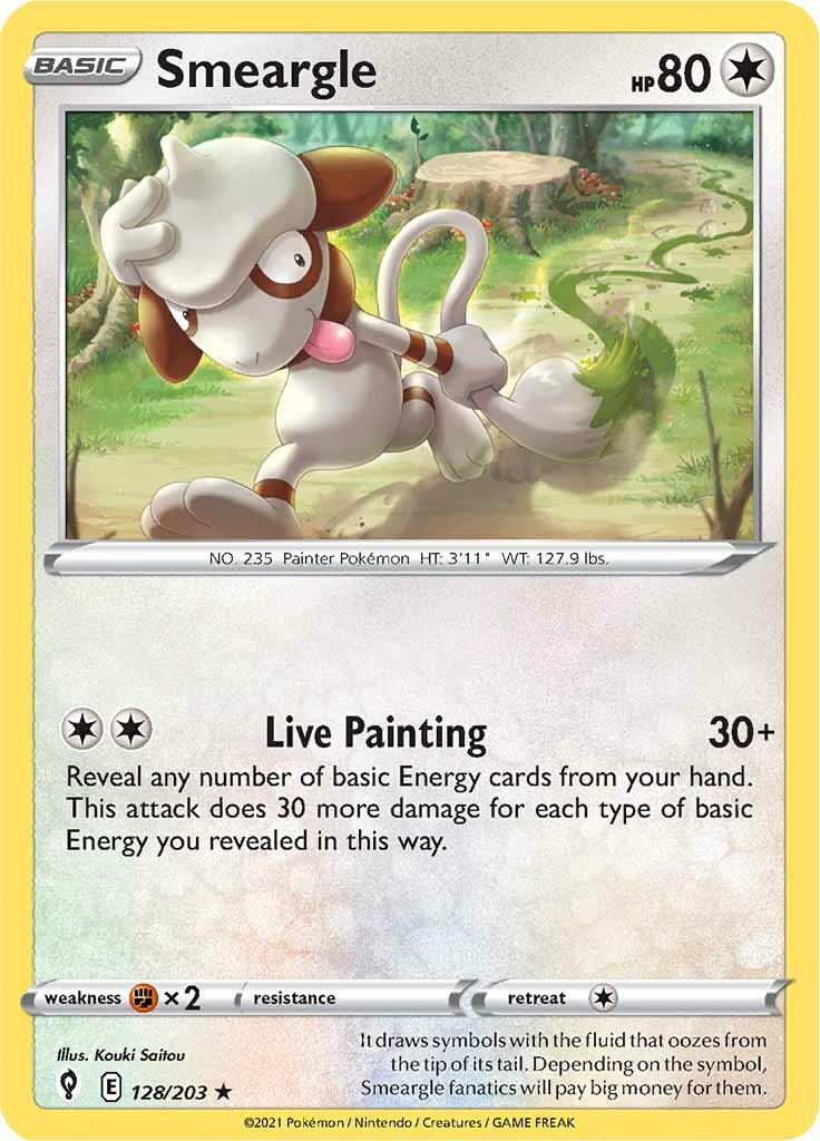 Smeargle (128/203) [Sword & Shield: Evolving Skies] | Deep Dive Games St. Marys