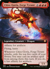 Chiss-Goria, Forge Tyrant (Extended Art) [Phyrexia: All Will Be One Commander] | Deep Dive Games St. Marys