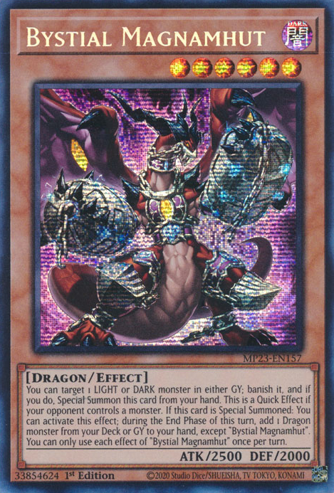 Bystial Magnamhut [MP23-EN157] Prismatic Secret Rare | Deep Dive Games St. Marys