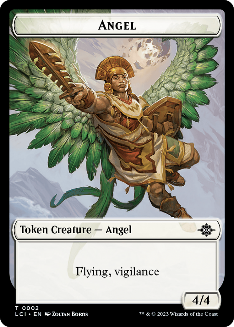 Angel Token [The Lost Caverns of Ixalan Tokens] | Deep Dive Games St. Marys