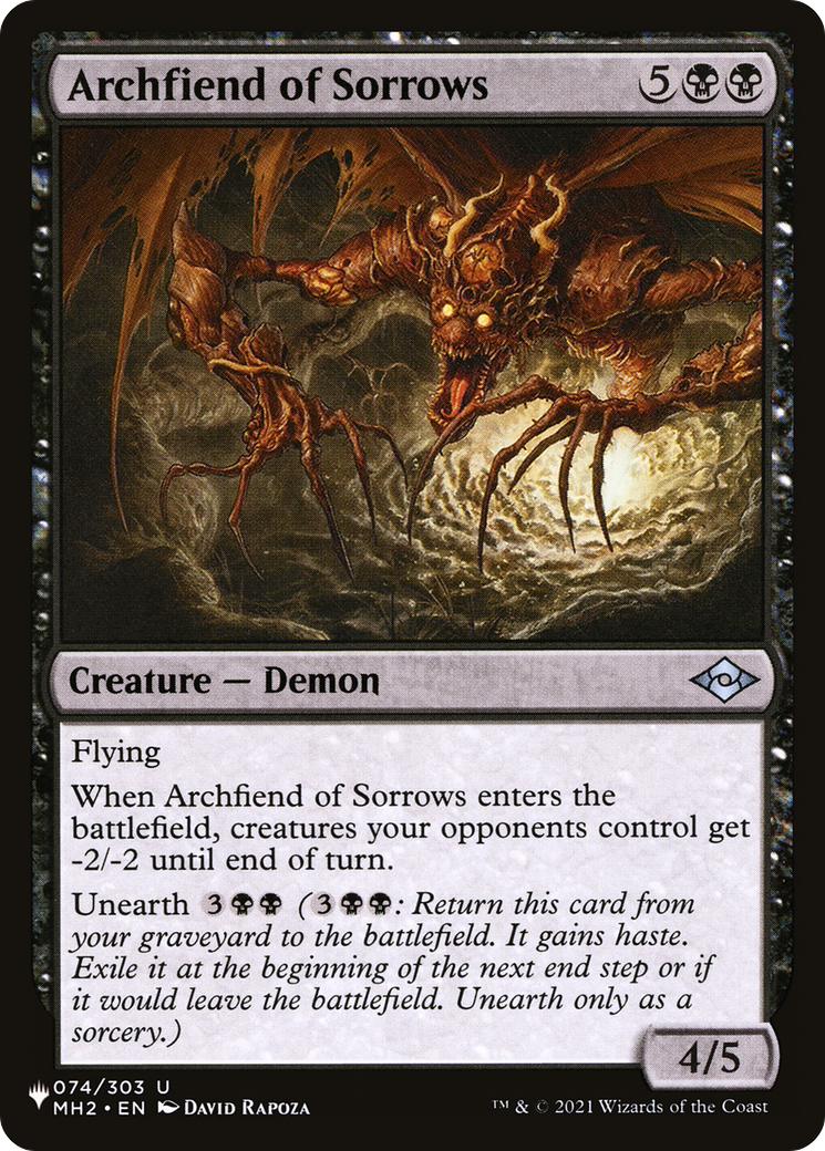 Archfiend of Sorrows [The List] | Deep Dive Games St. Marys