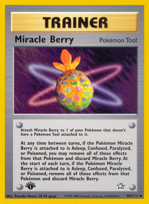 Miracle Berry (94/111) [Neo Genesis 1st Edition] | Deep Dive Games St. Marys