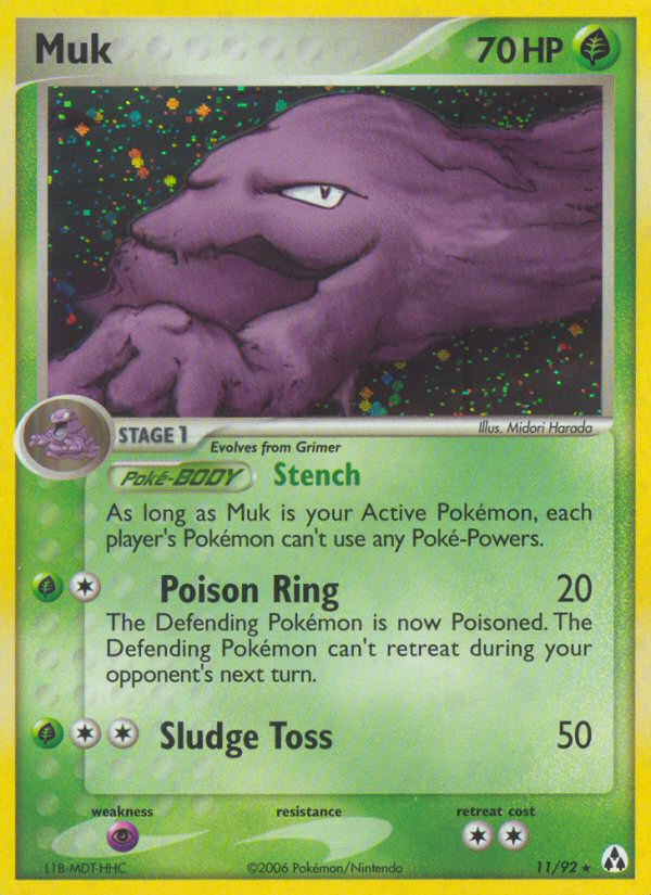 Muk (11/92) [EX: Legend Maker] | Deep Dive Games St. Marys