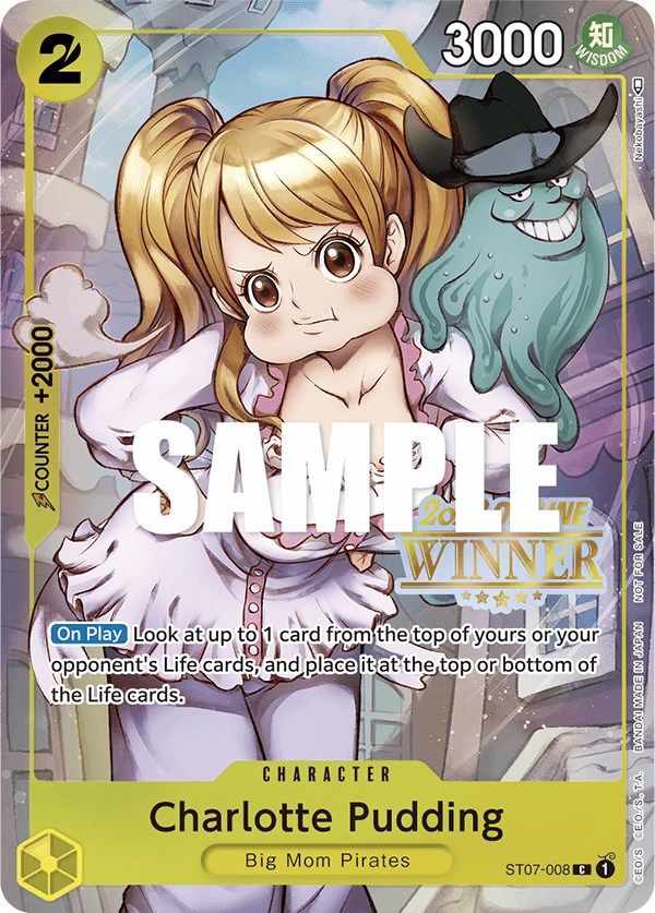 Charlotte Pudding (Offline Regional 2023) [Winner] [One Piece Promotion Cards] | Deep Dive Games St. Marys