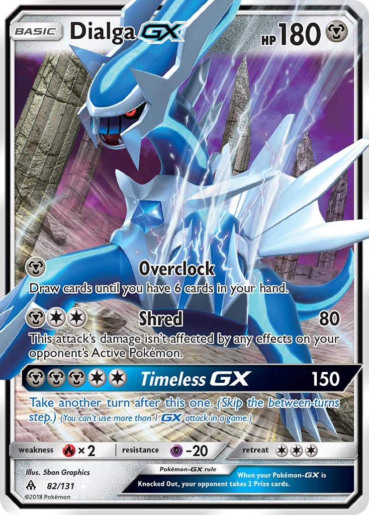 Dialga GX (82/131) [Sun & Moon: Forbidden Light] | Deep Dive Games St. Marys