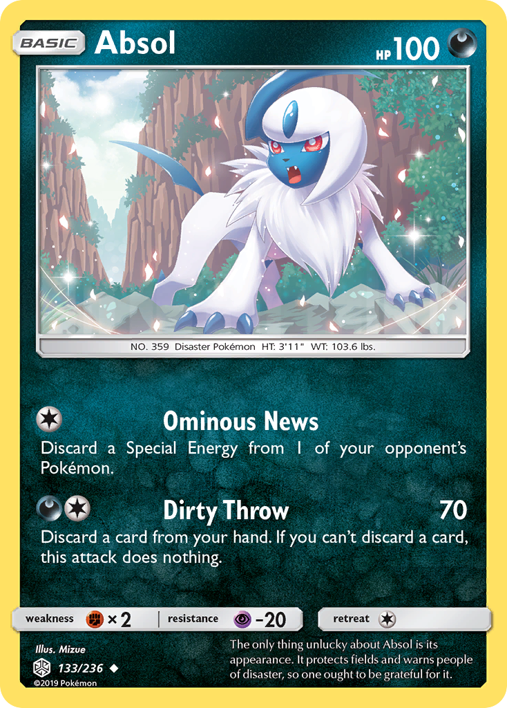 Absol (133/236) [Sun & Moon: Cosmic Eclipse] | Deep Dive Games St. Marys