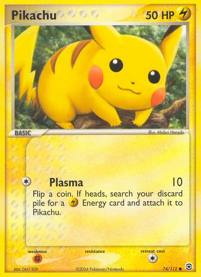 Pikachu (74/112) [EX: FireRed & LeafGreen] | Deep Dive Games St. Marys