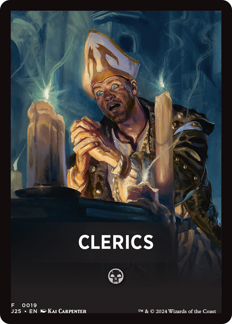 Clerics Theme Card [Foundations Jumpstart Front Cards] | Deep Dive Games St. Marys