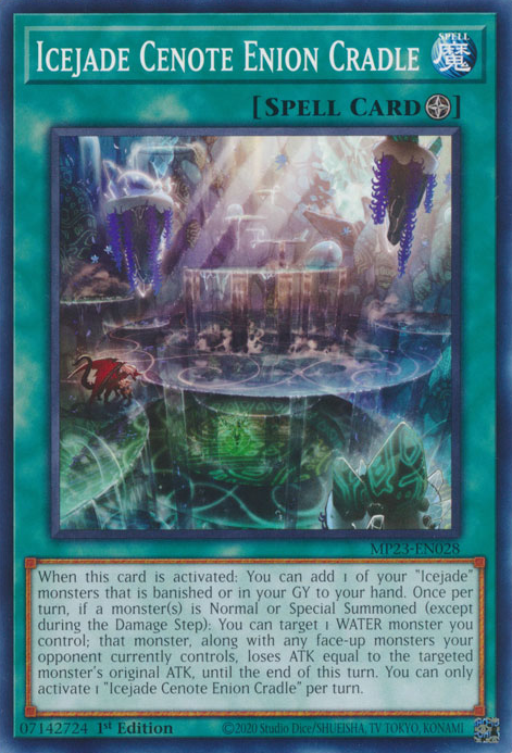 Icejade Cenote Enion Cradle [MP23-EN028] Common | Deep Dive Games St. Marys