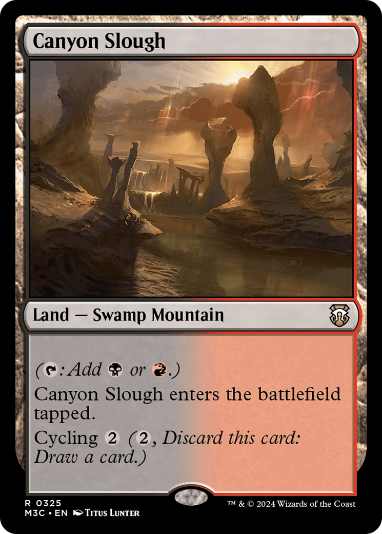 Canyon Slough [Modern Horizons 3 Commander] | Deep Dive Games St. Marys