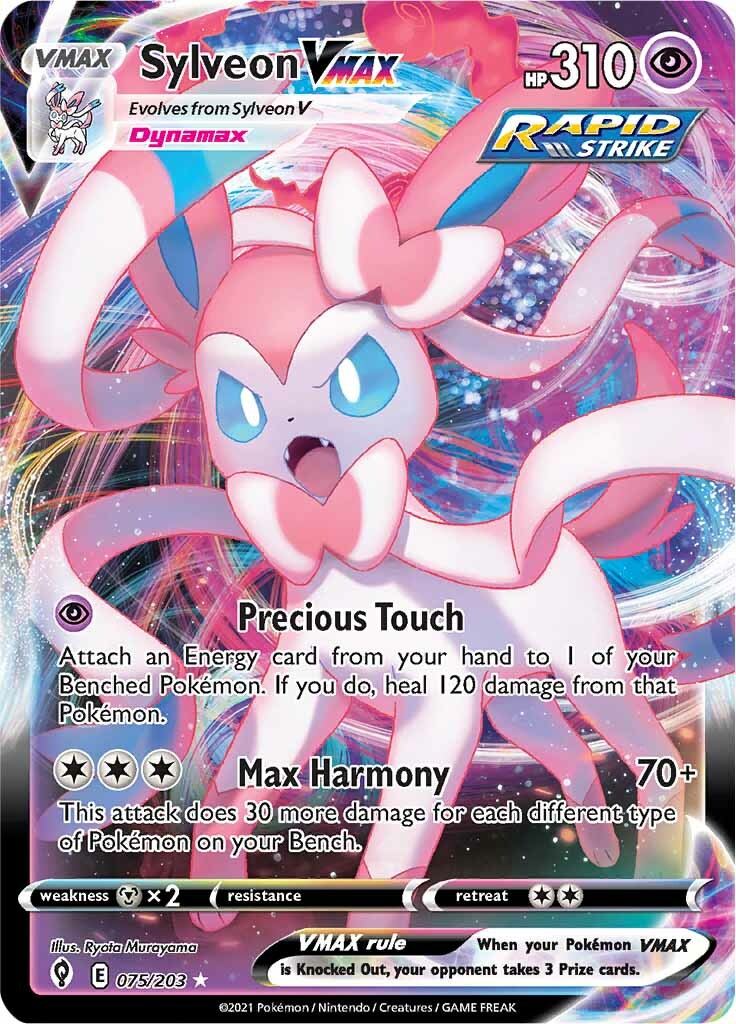 Sylveon VMAX (075/203) [Sword & Shield: Evolving Skies] | Deep Dive Games St. Marys