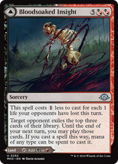 Bloodsoaked Insight // Sanguine Morass [Modern Horizons 3] | Deep Dive Games St. Marys