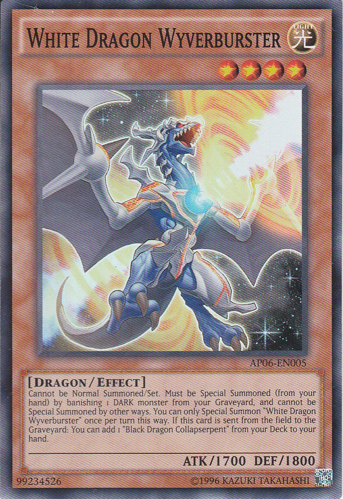 White Dragon Wyverburster [AP06-EN005] Super Rare | Deep Dive Games St. Marys