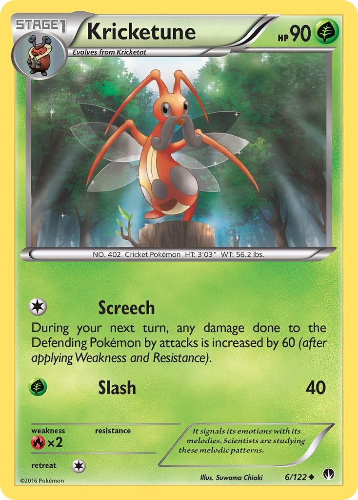 Kricketune (6/122) [XY: BREAKpoint] | Deep Dive Games St. Marys