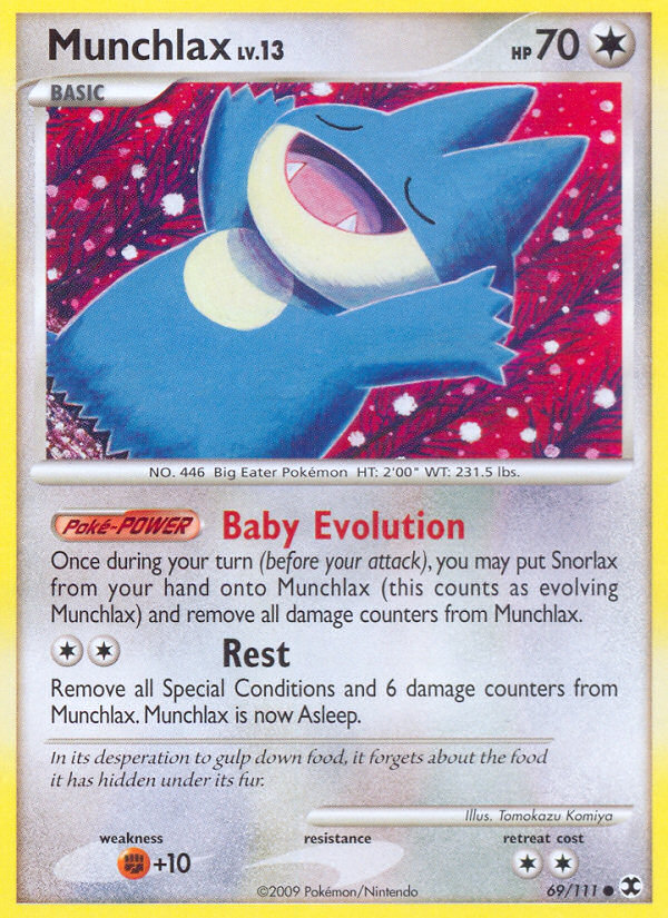 Munchlax (69/111) [Platinum: Rising Rivals] | Deep Dive Games St. Marys