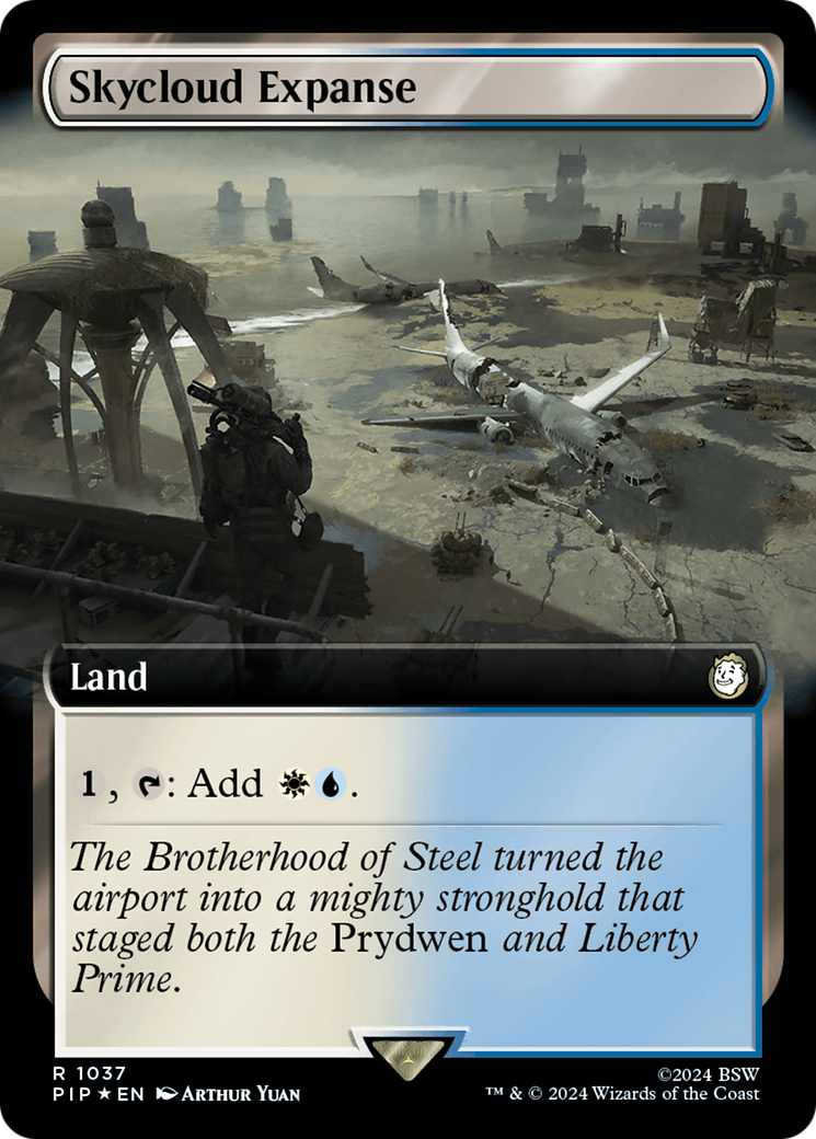 Skycloud Expanse (Extended Art) (Surge Foil) [Fallout] | Deep Dive Games St. Marys