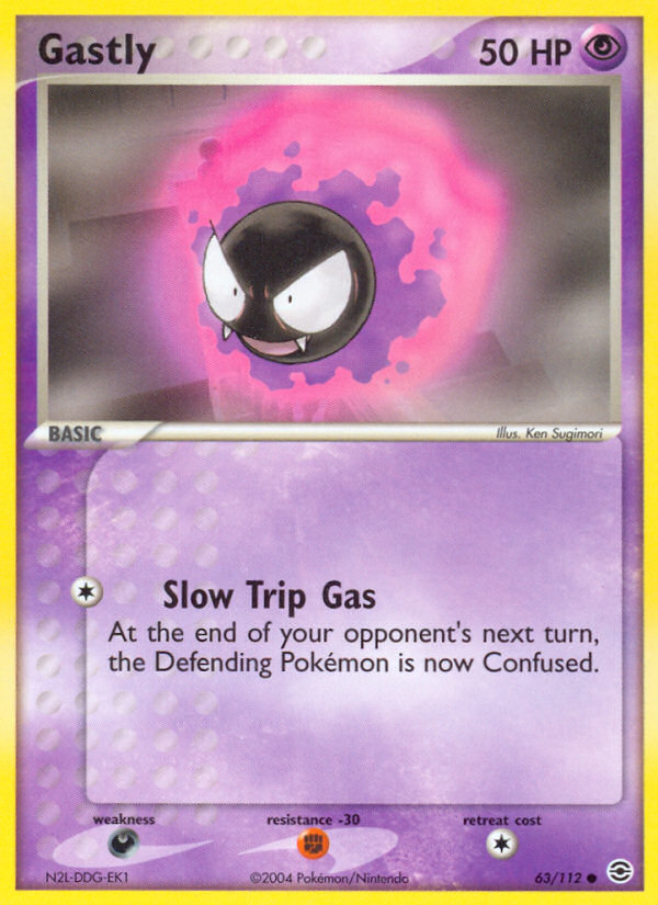 Gastly (63/112) [EX: FireRed & LeafGreen] | Deep Dive Games St. Marys