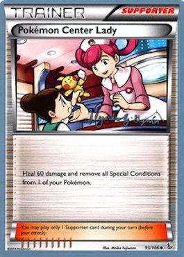 Pokemon Center Lady (93/106) (Primal Groudon - Alejandro Ng-Guzman) [World Championships 2015] | Deep Dive Games St. Marys