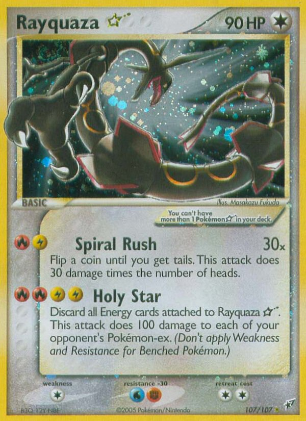 Rayquaza Star (107/107) [EX: Deoxys] | Deep Dive Games St. Marys