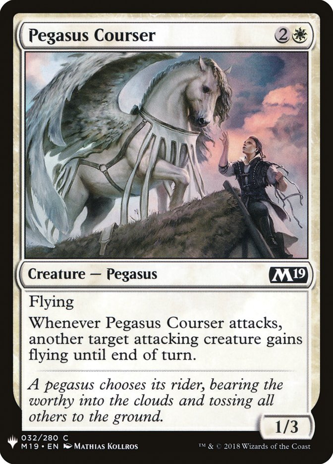 Pegasus Courser [Mystery Booster] | Deep Dive Games St. Marys