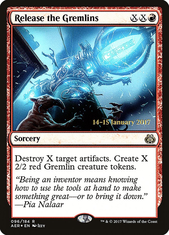 Release the Gremlins [Aether Revolt Prerelease Promos] | Deep Dive Games St. Marys