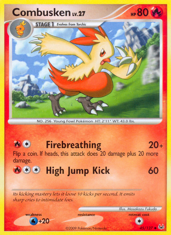 Combusken (45/127) [Platinum: Base Set] | Deep Dive Games St. Marys