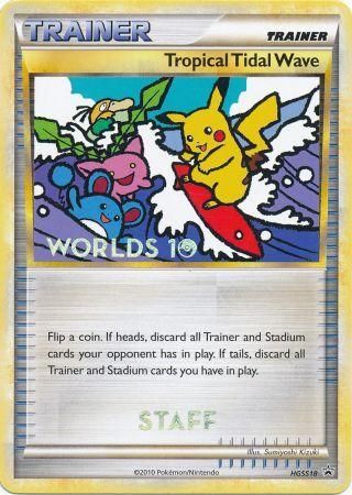 Tropical Tidal Wave (HGSS18) (Staff) [HeartGold & SoulSilver: Black Star Promos] | Deep Dive Games St. Marys