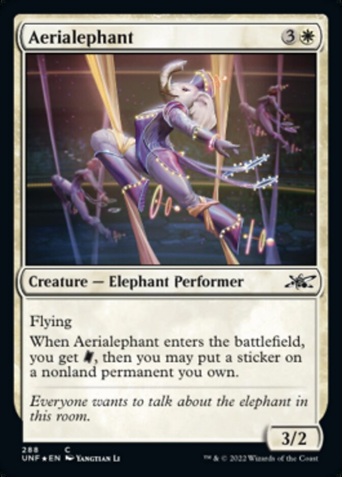 Aerialephant (Galaxy Foil) [Unfinity] | Deep Dive Games St. Marys