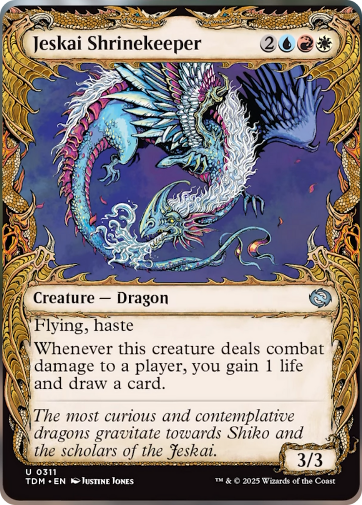 Jeskai Shrinekeeper (Showcase) [Tarkir: Dragonstorm] | Deep Dive Games St. Marys