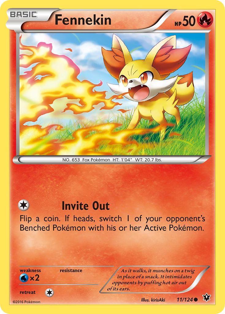 Fennekin (11/124) [XY: Fates Collide] | Deep Dive Games St. Marys