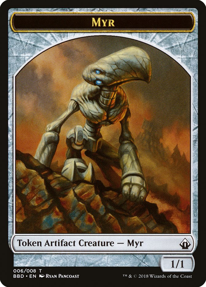 Myr Token [Battlebond Tokens] | Deep Dive Games St. Marys