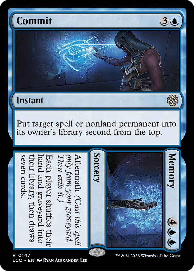 Commit // Memory [The Lost Caverns of Ixalan Commander] | Deep Dive Games St. Marys